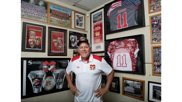 Bob Johnson memorabilia and awards